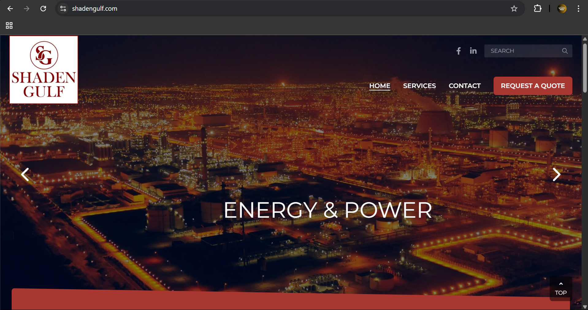 Infrastructure Services Website